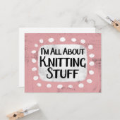 すべて編み物物グリーティングカード カード (正面/裏面インサイチュ)