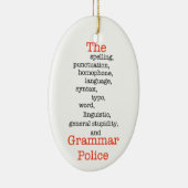 すべて警察 セラミックオーナメント (右)