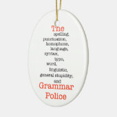 すべて警察 セラミックオーナメント (左)