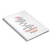 すべて警察 ノートブック (右側)