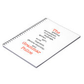 すべて警察 ノートブック (左側)