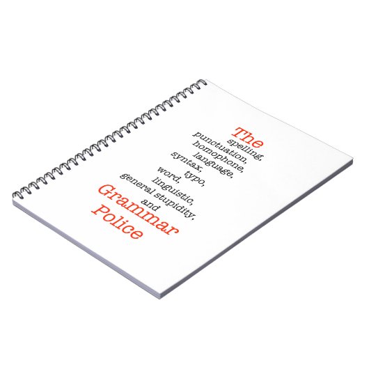 すべて警察 ノートブック (左側)