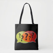 すべて質問 トートバッグ (正面)