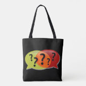 すべて質問 トートバッグ (裏面)
