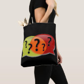 すべて質問 トートバッグ (クローズアップ)