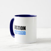 すべて質問 マグカップ (正面左)