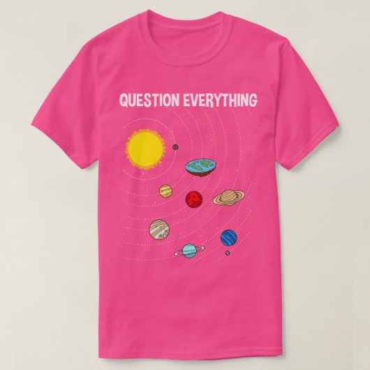 すべて質問 Tシャツ (デザイン正面)