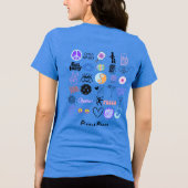 すべて青く漬け込む トライブレンドTシャツ (裏面)