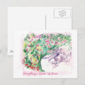 すべて順調に進むロージー葉書 ポストカード (正面/裏面)