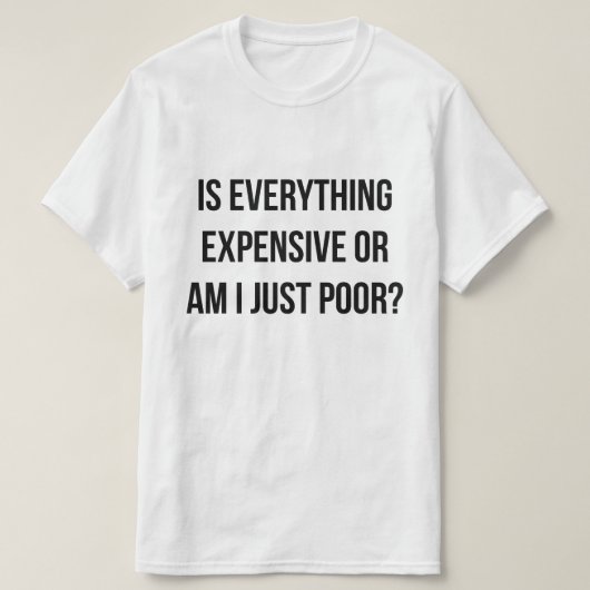 すべて高い Tシャツ (デザイン正面)