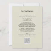 すべて1グラムのムーディ縁どフローラの内 招待状 (裏面)