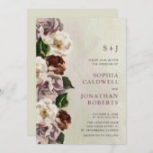 すべて1グラムのムーディ縁どフローラの内 招待状 (正面/裏面)