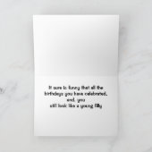 「すべて」を使用して、あなたの誕生日はまだ若いフィリー カード (内部)