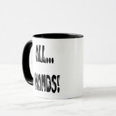 すべて…手 マグカップ (正面左)