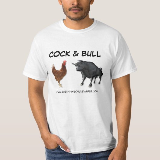 すべて"雄ん鶏及びBULL"笑わされるなT鶏! Tシャツ (正面)