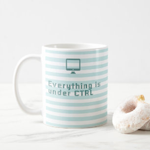 すべてCtrlキーの下に表示されます コーヒーマグカップ