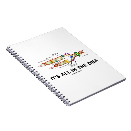 すべてDNA分子生物学のユーモアである ノートブック (右側)