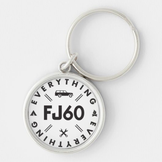 すべてFJ60ロゴKeychain キーホルダー (正面)