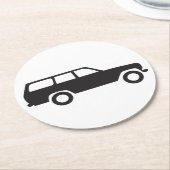 すべてFJ60 60シリーズ土地の巡洋艦のコースター ラウンドペーパーコースター (アングル)