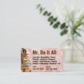 すべてHandyman Business Cardを実行する 名刺 (スタンド正面)