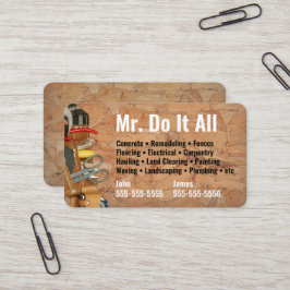 すべてHandyman Business Cardを実行する 名刺
