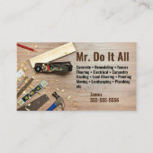 すべてHandyman Business Cardを実行する 名刺 (正面)