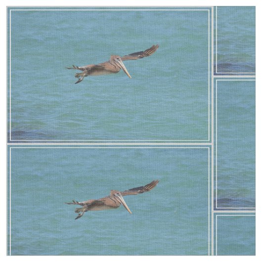 すべるペリカン ファブリック (クローズアップ)