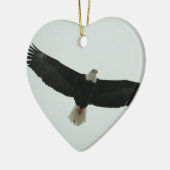 すべる白頭鷲 セラミックオーナメント (左)