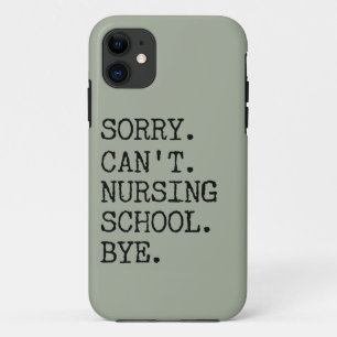 すまないが看護学校のバイバイ・スチューデント・おもしろいナース iPhone 11 ケース