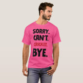 すまないクリケットバイ Tシャツ (正面フル)