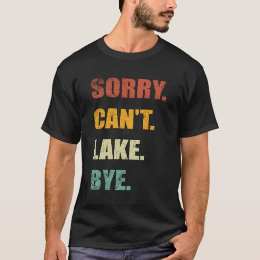 すまない湖バイ湖 Tシャツ (正面)
