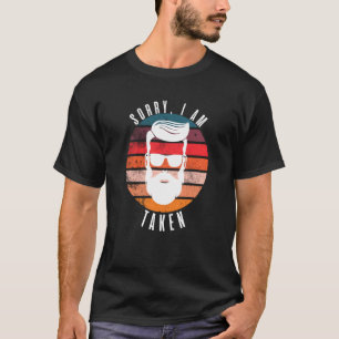 すまない私はヴィンテージひげ男性バレンタインデー Tシャツ