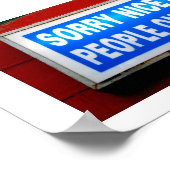 すまない素敵な人々のみ ポスター (角)