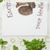 すまない…バーズフィーダが空である キッチンタオル (折り畳み)