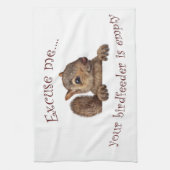 すまない…バーズフィーダが空である キッチンタオル (縦)