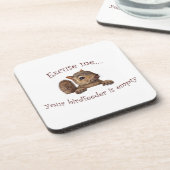 すまない…バーズフィーダが空である コースター (左側)