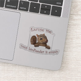 すまない…バーズフィーダが空である シール
