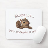 すまない…バーズフィーダが空である マウスパッド (マウス)