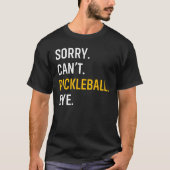 すまないPickleball Bye Tシャツ (正面)