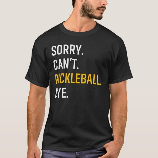 すまないPickleball Bye Tシャツ (正面)