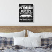 すまんレディースに憧れて色っぽい奥さん キャンバスプリント (インサイチュ (寝室))