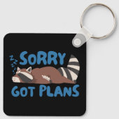 すまん得な計画おもしろいRaccoon キーホルダー (裏面)