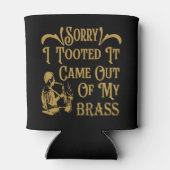 すまん来なに真鍮のサクソフォン 缶クーラー (裏面)