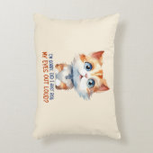 すまん目が転が大きかった？- Sassy Cat アクセントクッション (正面(垂直))