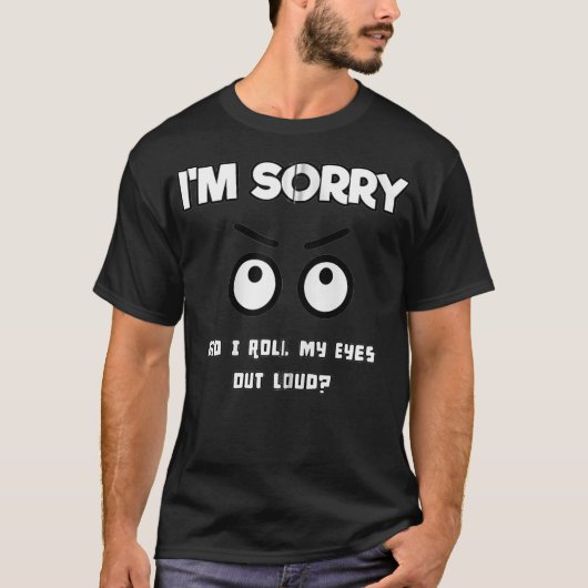 すまん目が転が大きかった Tシャツ (正面)