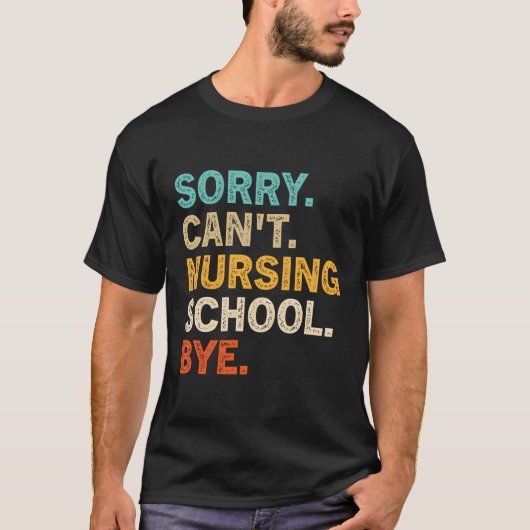 すまん看護学校バイフューチャーナース Tシャツ (正面)