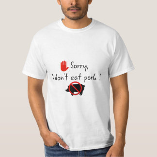 すまん豚じゃな食べい! Tシャツ