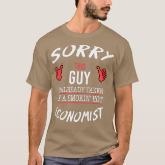 すまん、この男は熱狂的な経済学者に連れて行おもしろいかれる Tシャツ