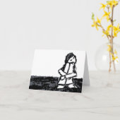 すまん カード (黄色い花)