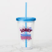 すまん、私は冷たく自信忙しのある雰囲気ではない アクリルタンブラー (正面)